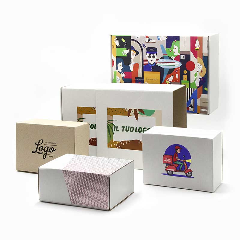 Personalizza le tue scatole in cartoncino riciclato